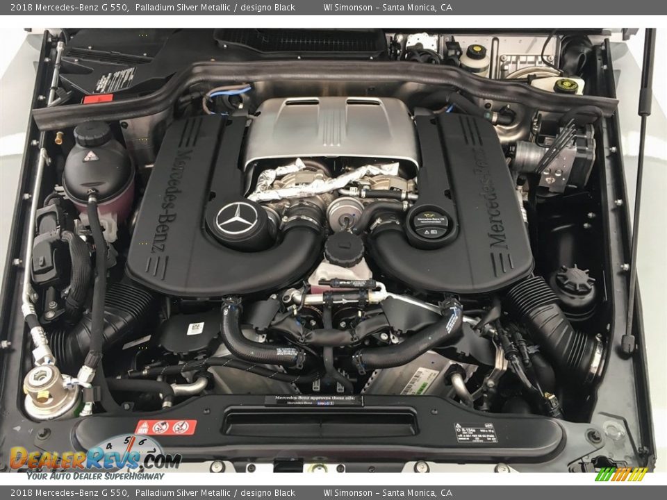 2018 Mercedes-Benz G 550 4.0 Liter DI biturbo DOHC 32-Valve VVT V8 Engine Photo #8