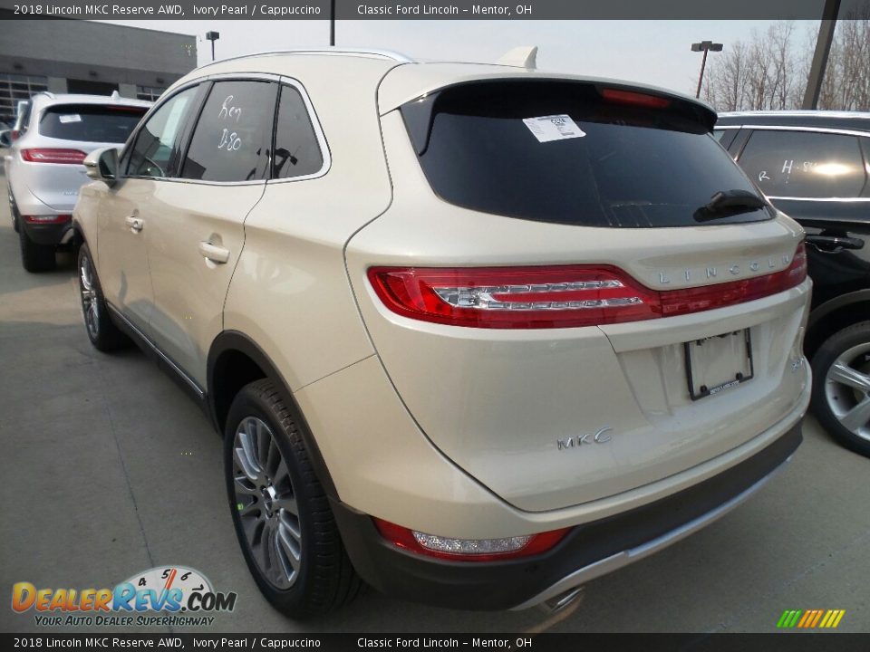 2018 Lincoln MKC Reserve AWD Ivory Pearl / Cappuccino Photo #2