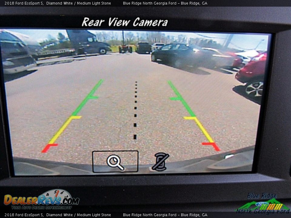 2018 Ford EcoSport S Diamond White / Medium Light Stone Photo #17