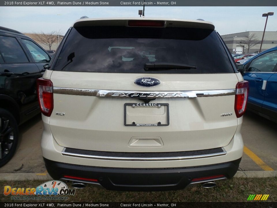 2018 Ford Explorer XLT 4WD Platinum Dune / Medium Stone Photo #3