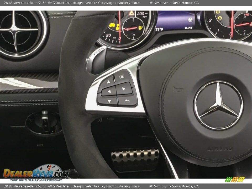 Controls of 2018 Mercedes-Benz SL 63 AMG Roadster Photo #18