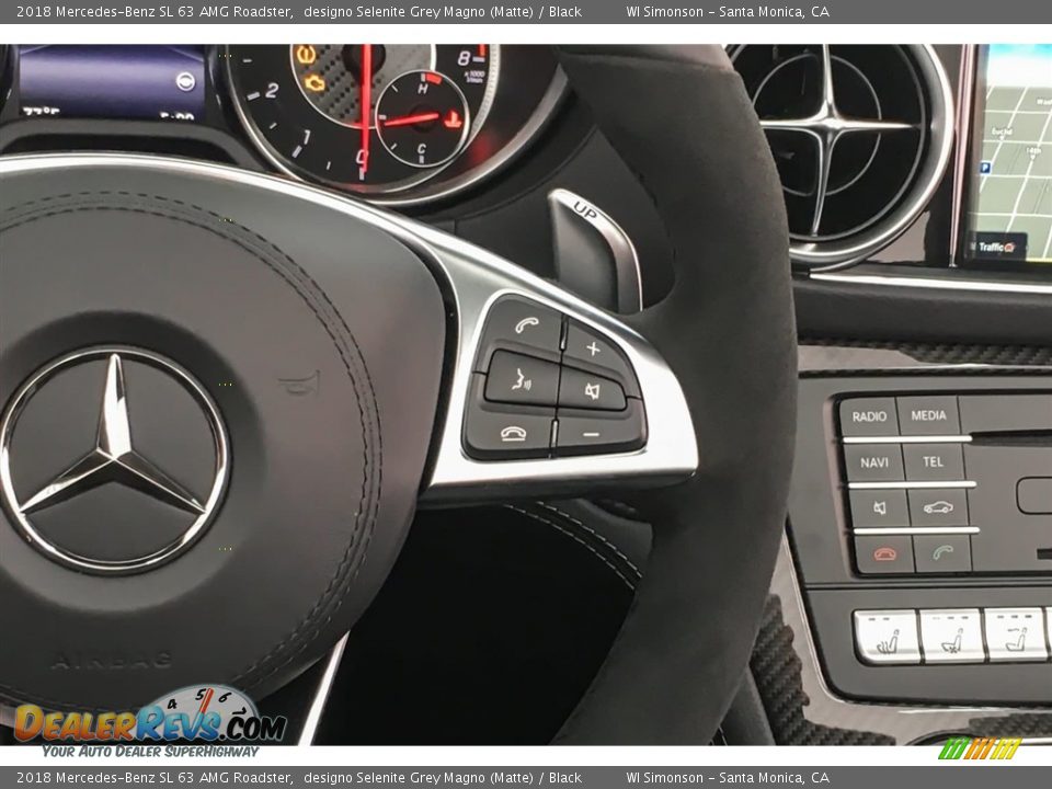 Controls of 2018 Mercedes-Benz SL 63 AMG Roadster Photo #19