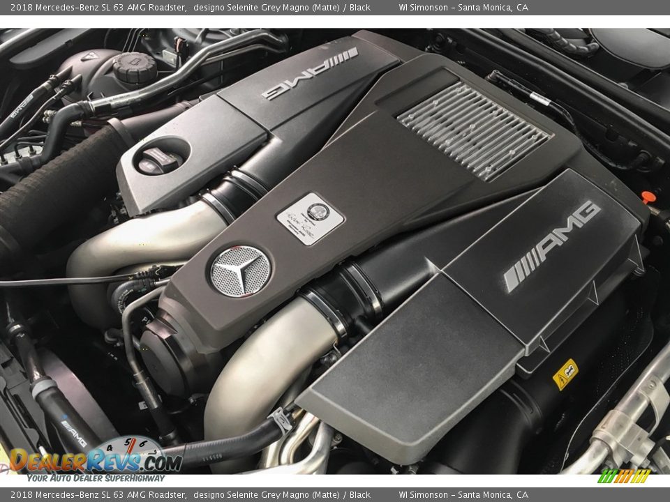 2018 Mercedes-Benz SL 63 AMG Roadster 5.5 Liter AMG biturbo DOHC 32-Valve VVT V8 Engine Photo #31