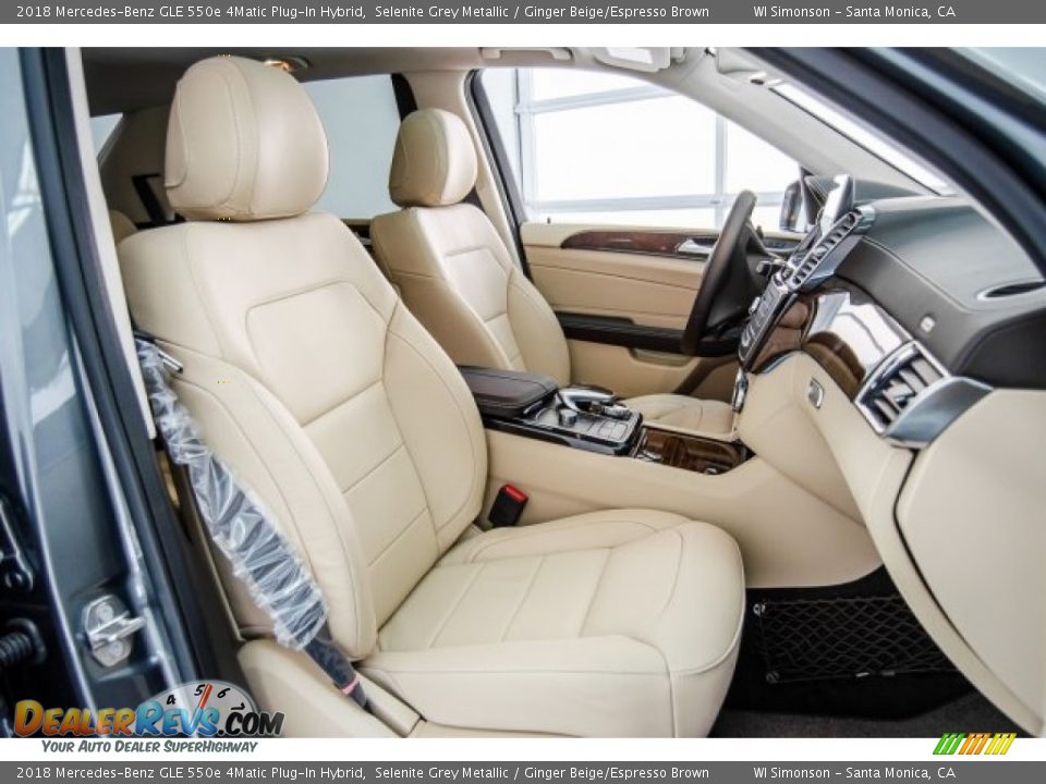 Ginger Beige/Espresso Brown Interior - 2018 Mercedes-Benz GLE 550e 4Matic Plug-In Hybrid Photo #2