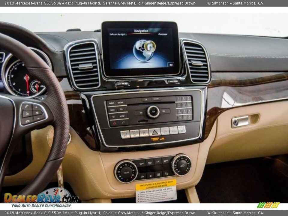 Controls of 2018 Mercedes-Benz GLE 550e 4Matic Plug-In Hybrid Photo #6