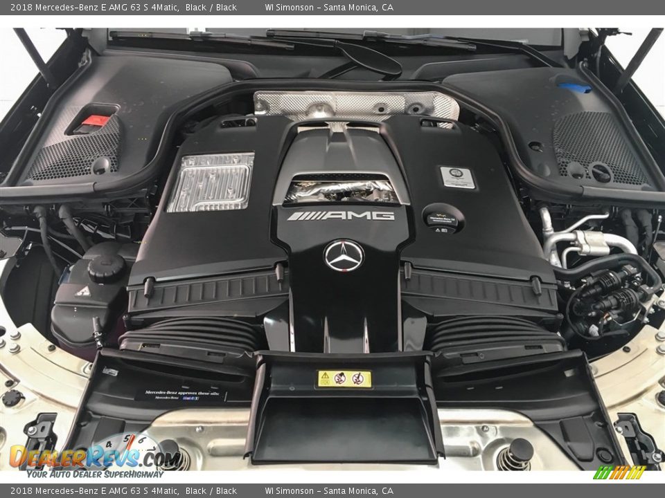 2018 Mercedes-Benz E AMG 63 S 4Matic Black / Black Photo #9