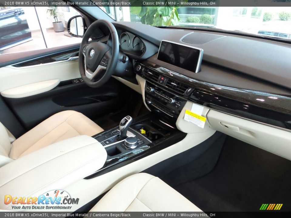 2018 BMW X5 xDrive35i Imperial Blue Metallic / Canberra Beige/Black Photo #5