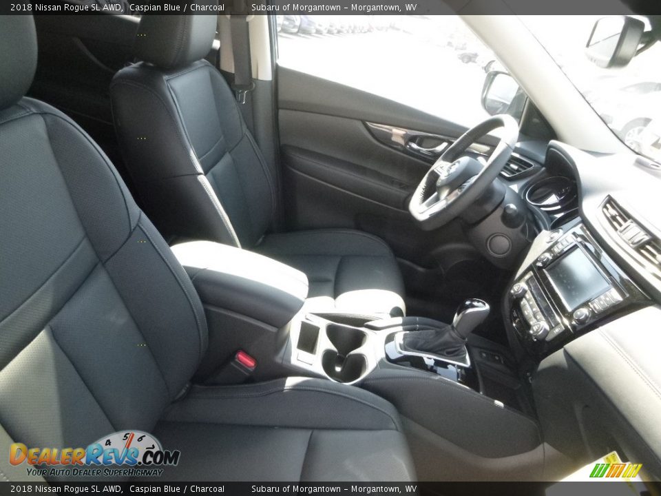 2018 Nissan Rogue SL AWD Caspian Blue / Charcoal Photo #9
