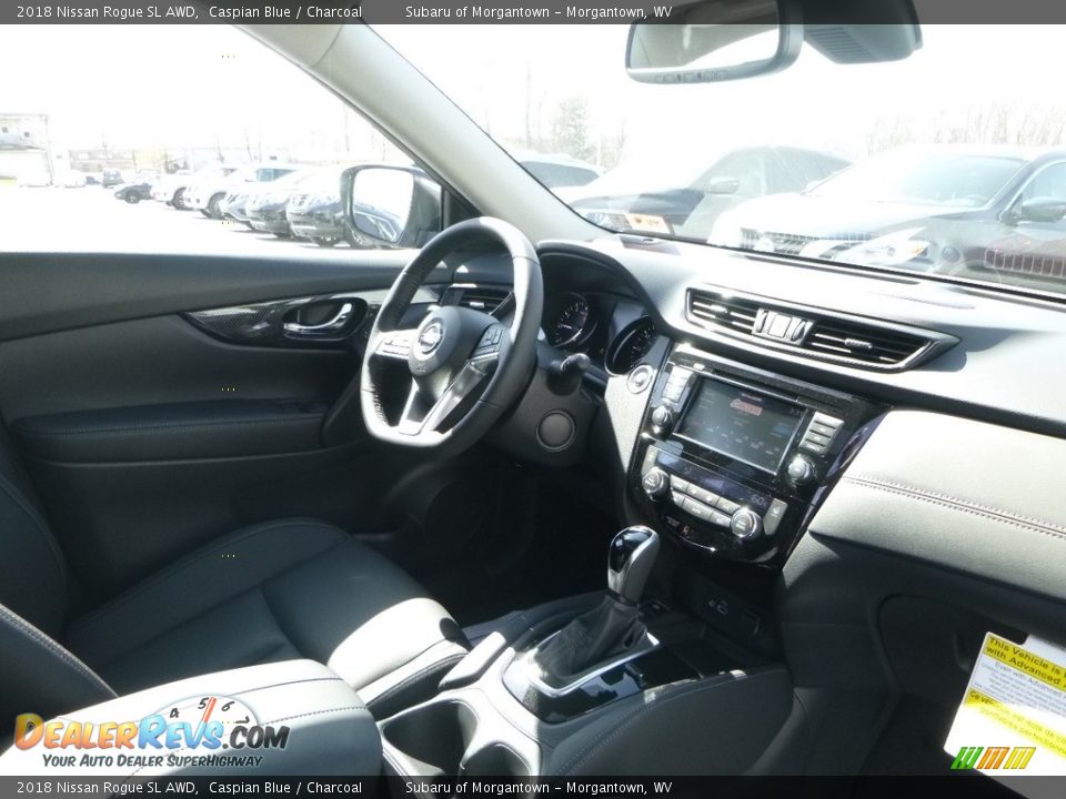 2018 Nissan Rogue SL AWD Caspian Blue / Charcoal Photo #10