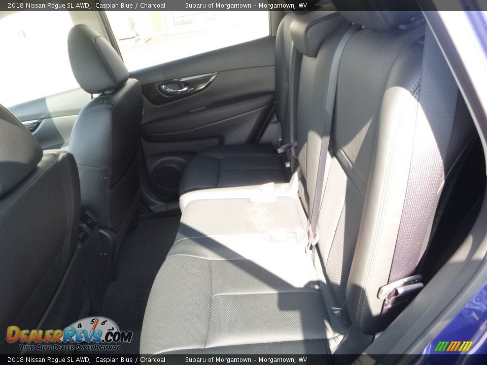 2018 Nissan Rogue SL AWD Caspian Blue / Charcoal Photo #12