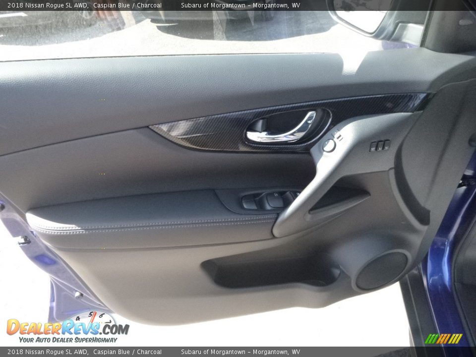 2018 Nissan Rogue SL AWD Caspian Blue / Charcoal Photo #13