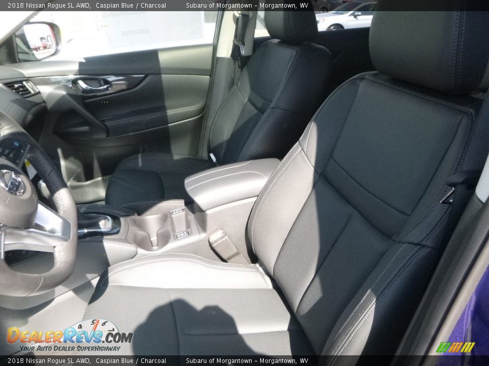 2018 Nissan Rogue SL AWD Caspian Blue / Charcoal Photo #14