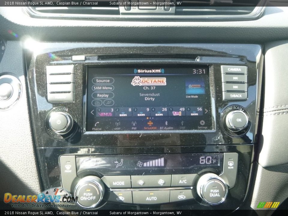 2018 Nissan Rogue SL AWD Caspian Blue / Charcoal Photo #17