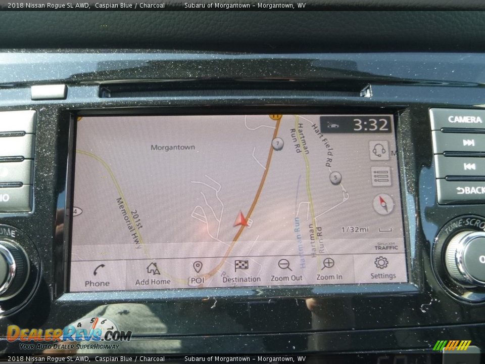 2018 Nissan Rogue SL AWD Caspian Blue / Charcoal Photo #18