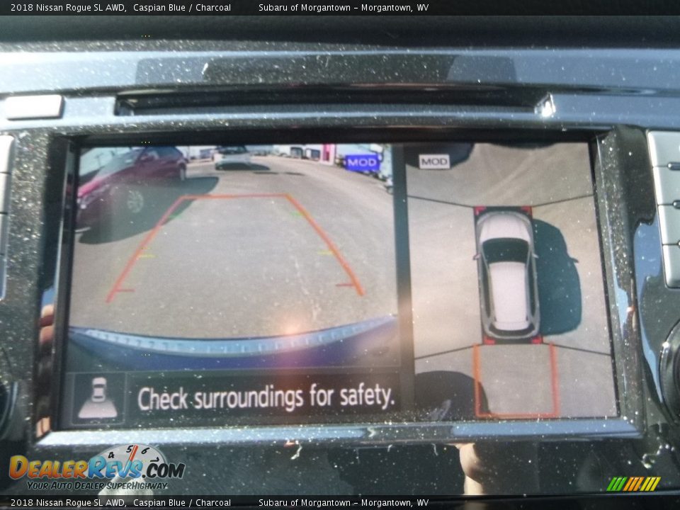 2018 Nissan Rogue SL AWD Caspian Blue / Charcoal Photo #19