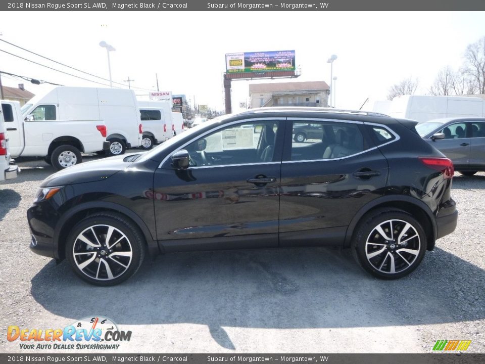 2018 Nissan Rogue Sport SL AWD Magnetic Black / Charcoal Photo #7