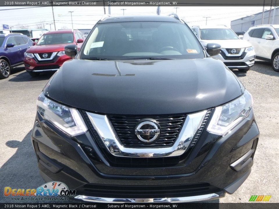2018 Nissan Rogue S AWD Magnetic Black / Charcoal Photo #7