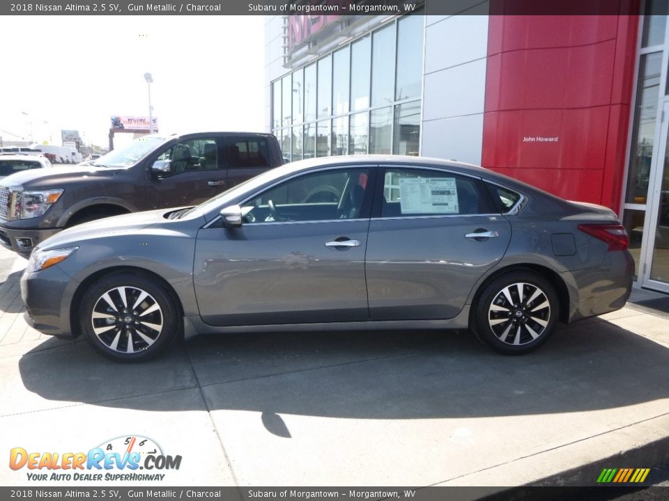 2018 Nissan Altima 2.5 SV Gun Metallic / Charcoal Photo #7