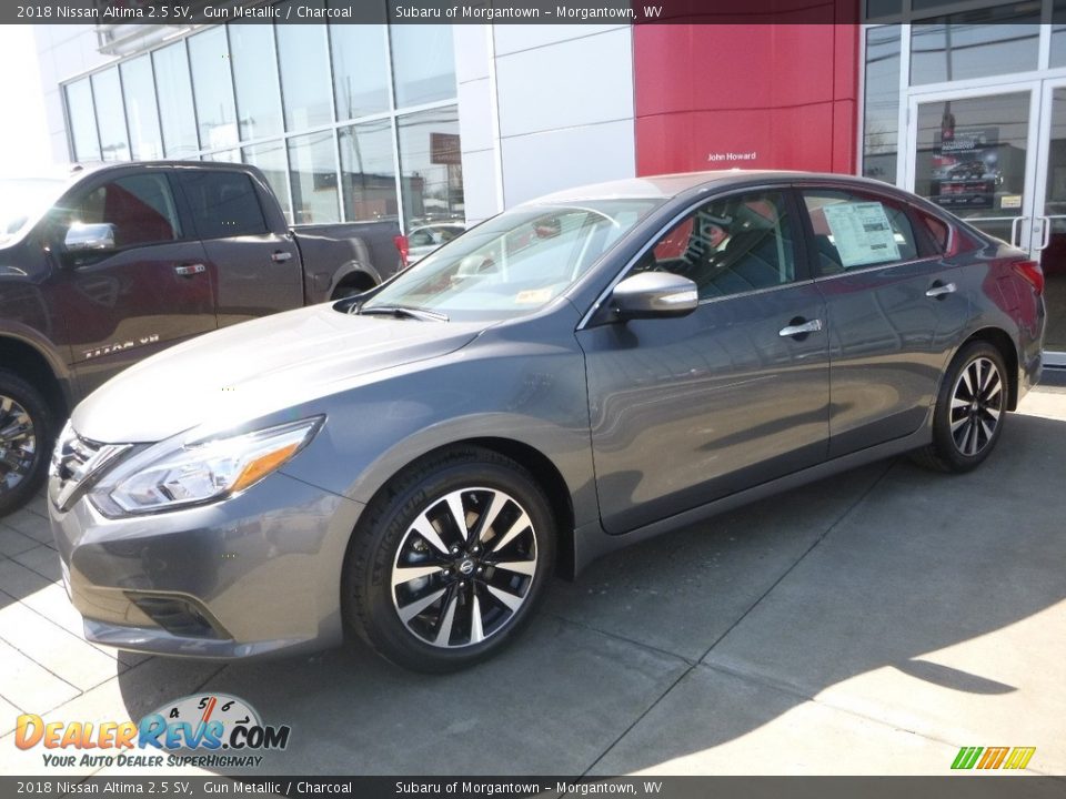 2018 Nissan Altima 2.5 SV Gun Metallic / Charcoal Photo #8