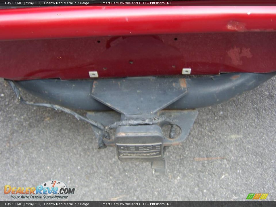 1997 GMC Jimmy SLT Cherry Red Metallic / Beige Photo #16