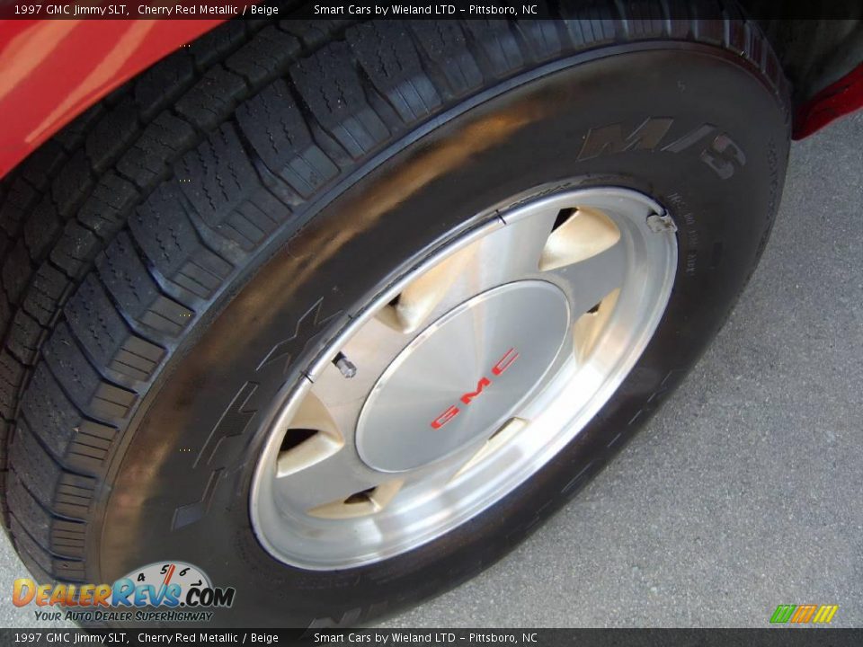 1997 GMC Jimmy SLT Cherry Red Metallic / Beige Photo #28