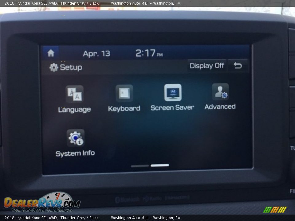 Controls of 2018 Hyundai Kona SEL AWD Photo #17