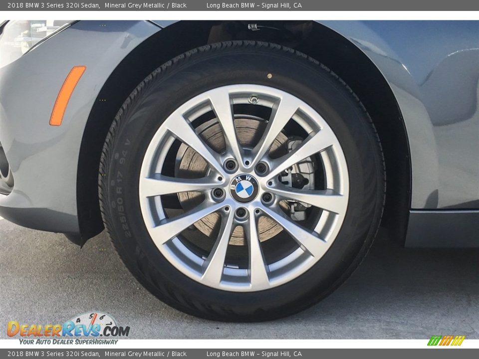 2018 BMW 3 Series 320i Sedan Mineral Grey Metallic / Black Photo #9