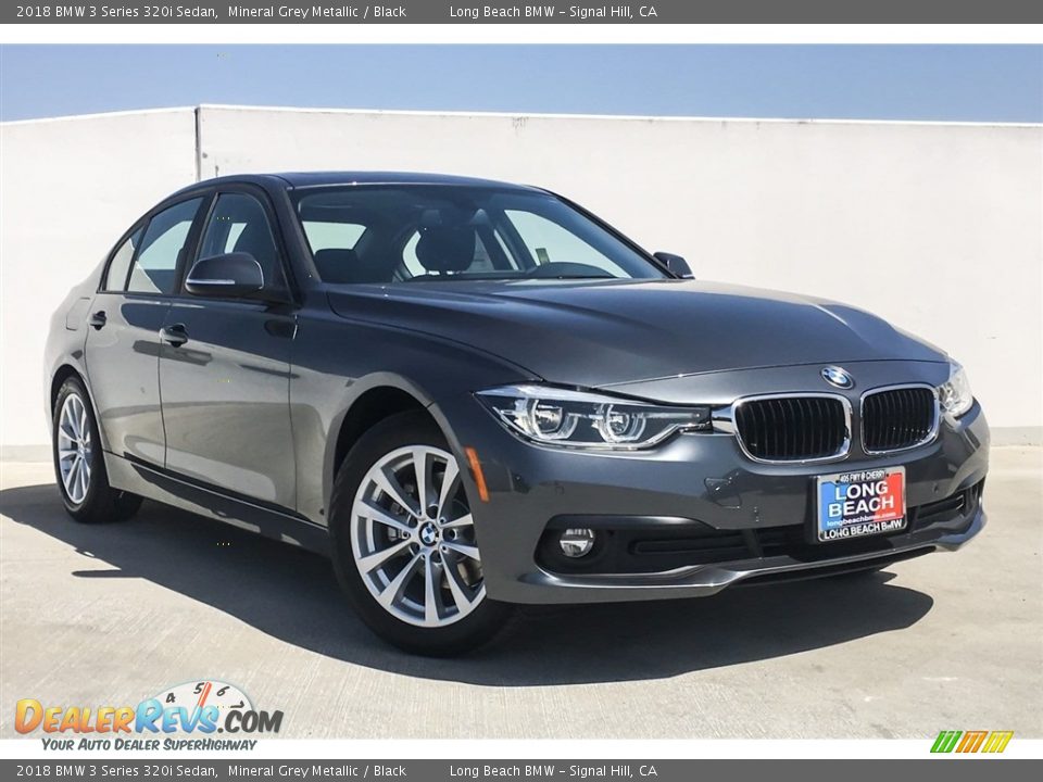 2018 BMW 3 Series 320i Sedan Mineral Grey Metallic / Black Photo #12