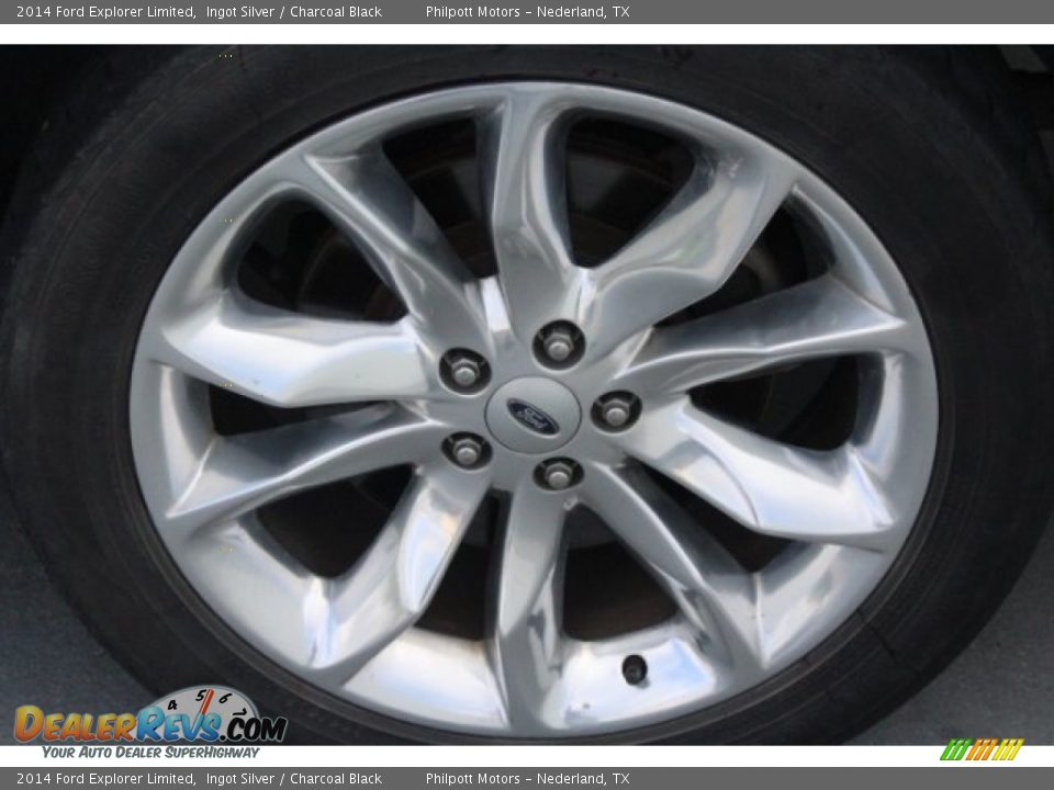 2014 Ford Explorer Limited Ingot Silver / Charcoal Black Photo #6