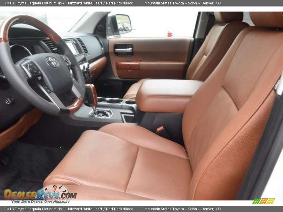 Front Seat of 2018 Toyota Sequoia Platinum 4x4 Photo #6
