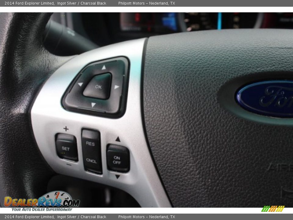 2014 Ford Explorer Limited Ingot Silver / Charcoal Black Photo #23