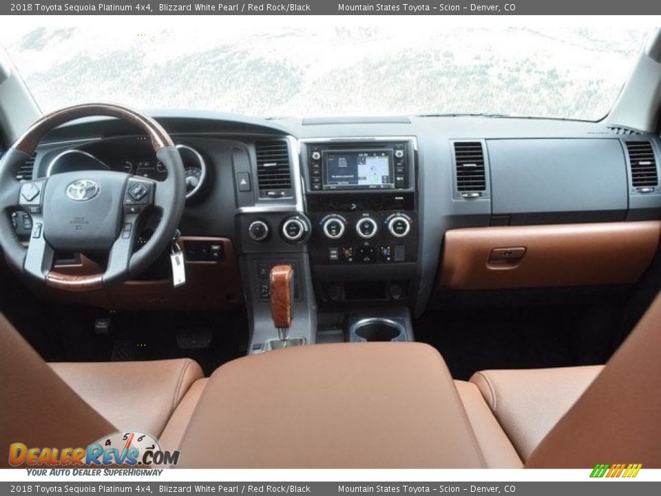 Dashboard of 2018 Toyota Sequoia Platinum 4x4 Photo #8