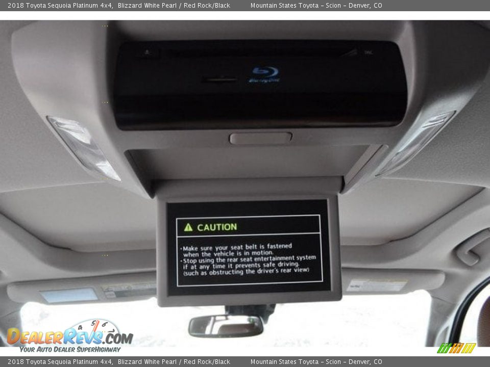 2018 Toyota Sequoia Platinum 4x4 Blizzard White Pearl / Red Rock/Black Photo #17