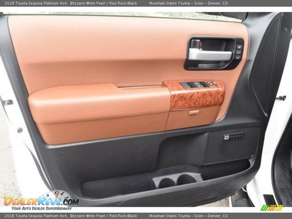 Door Panel of 2018 Toyota Sequoia Platinum 4x4 Photo #24