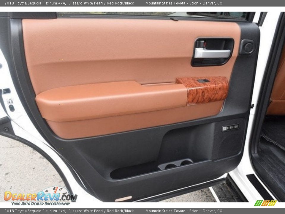 Door Panel of 2018 Toyota Sequoia Platinum 4x4 Photo #25