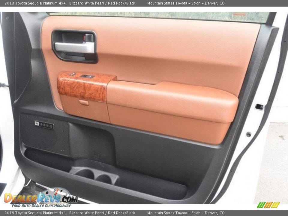 Door Panel of 2018 Toyota Sequoia Platinum 4x4 Photo #26