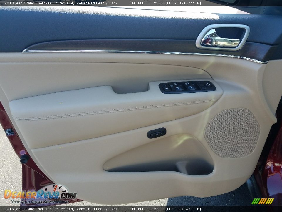 2018 Jeep Grand Cherokee Limited 4x4 Velvet Red Pearl / Black Photo #6