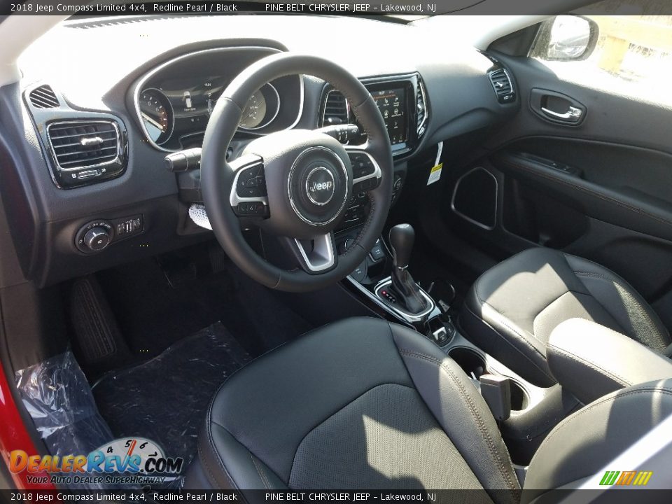 2018 Jeep Compass Limited 4x4 Redline Pearl / Black Photo #7