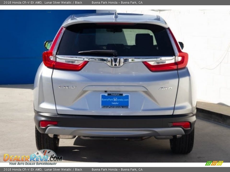 2018 Honda CR-V EX AWD Lunar Silver Metallic / Black Photo #6