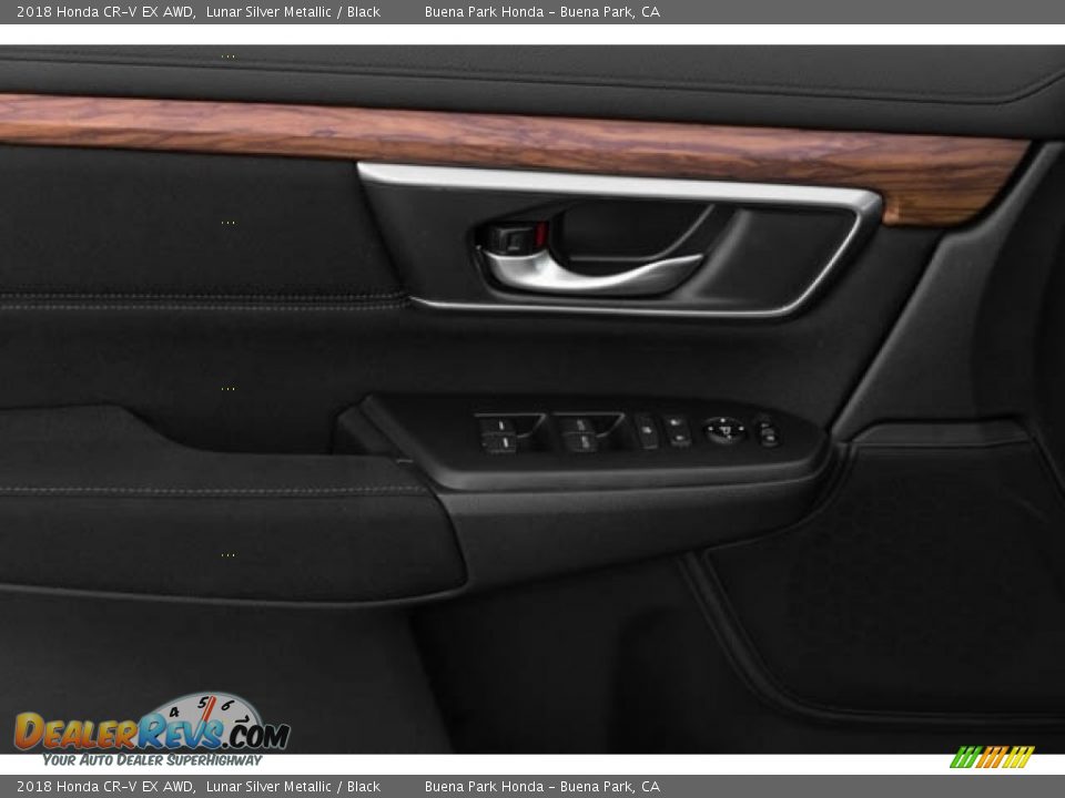2018 Honda CR-V EX AWD Lunar Silver Metallic / Black Photo #31