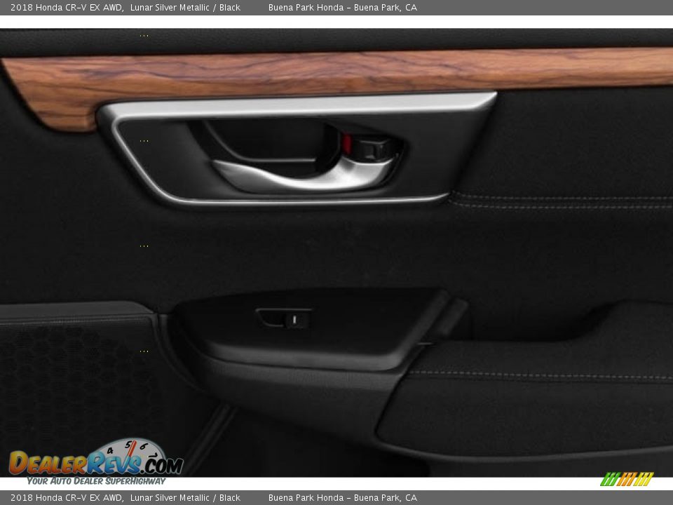 2018 Honda CR-V EX AWD Lunar Silver Metallic / Black Photo #34
