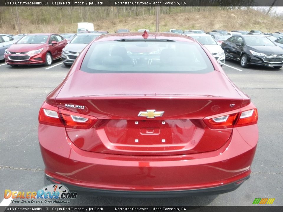 2018 Chevrolet Malibu LT Cajun Red Tintcoat / Jet Black Photo #4