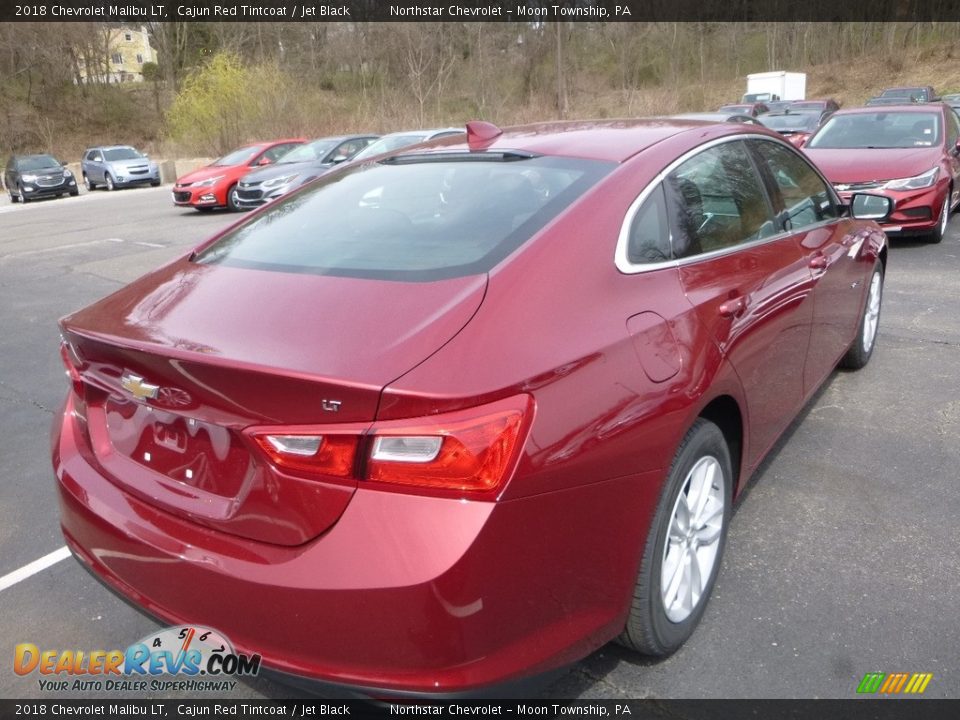 2018 Chevrolet Malibu LT Cajun Red Tintcoat / Jet Black Photo #5