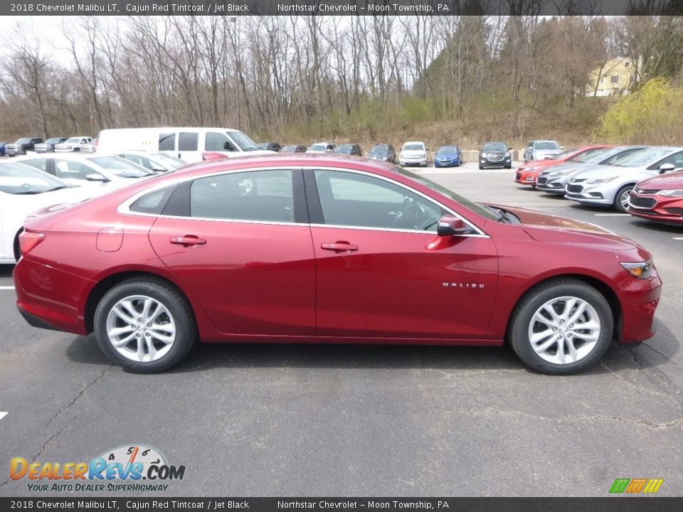 2018 Chevrolet Malibu LT Cajun Red Tintcoat / Jet Black Photo #6