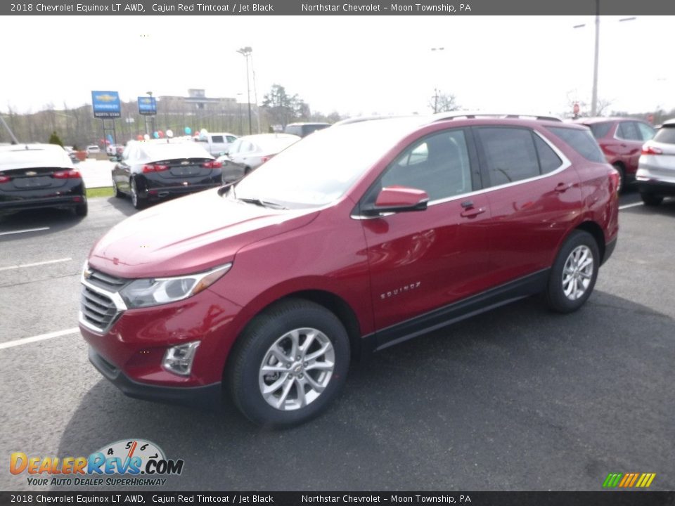2018 Chevrolet Equinox LT AWD Cajun Red Tintcoat / Jet Black Photo #1