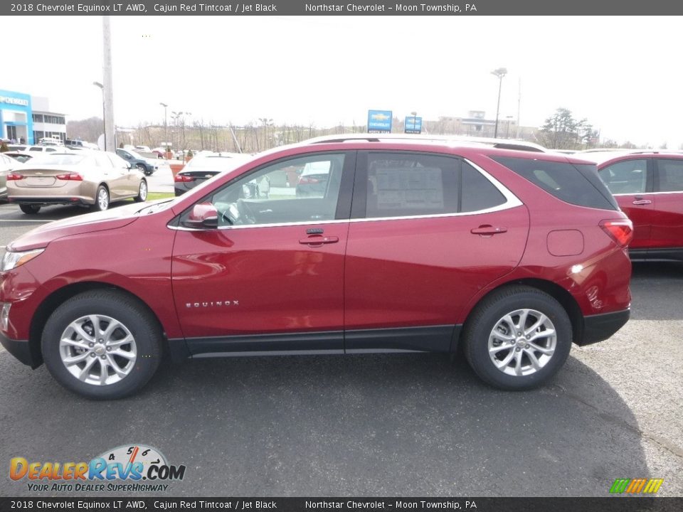 2018 Chevrolet Equinox LT AWD Cajun Red Tintcoat / Jet Black Photo #2