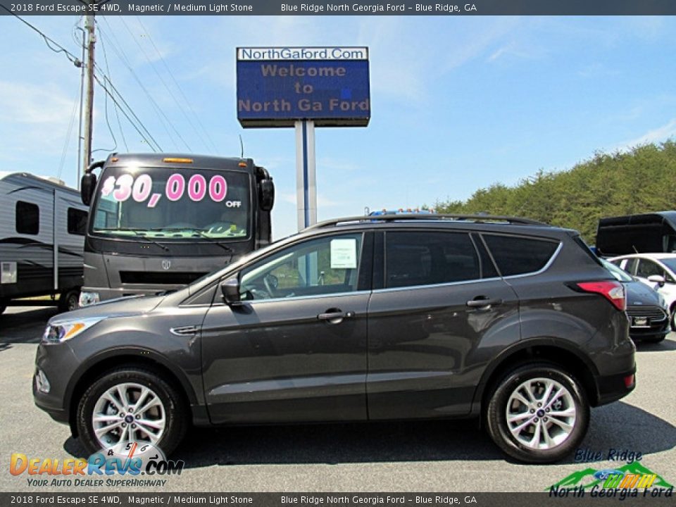 2018 Ford Escape SE 4WD Magnetic / Medium Light Stone Photo #2