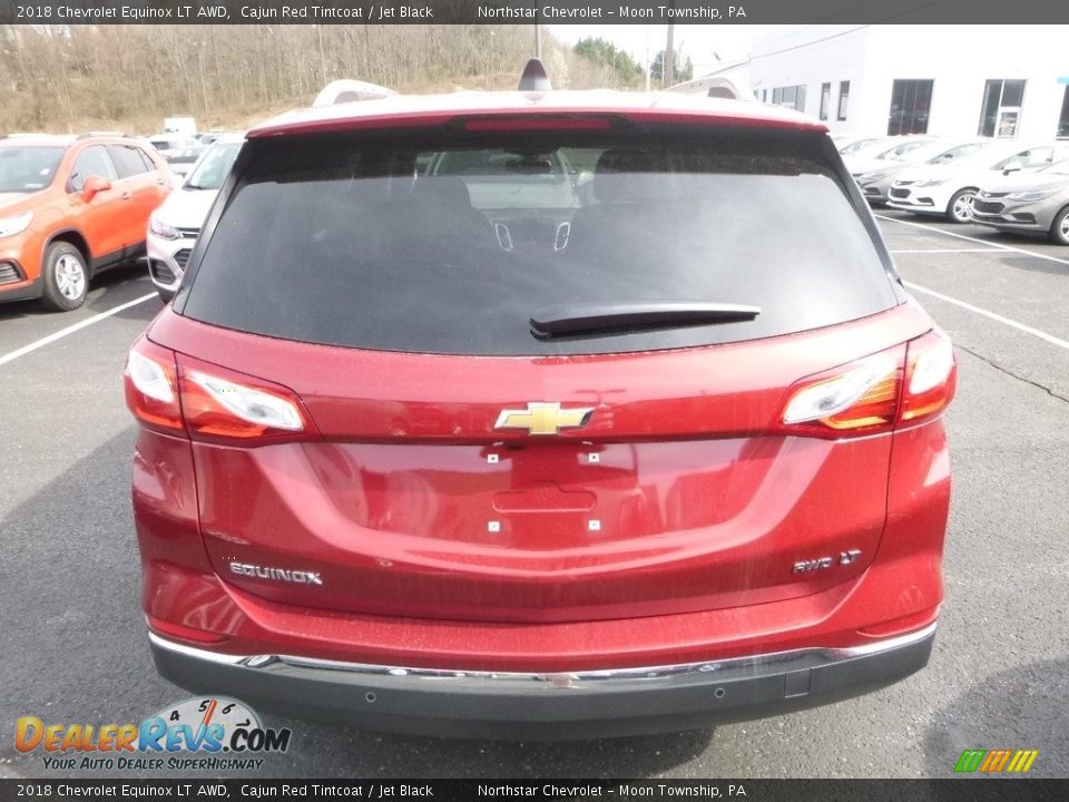 2018 Chevrolet Equinox LT AWD Cajun Red Tintcoat / Jet Black Photo #4