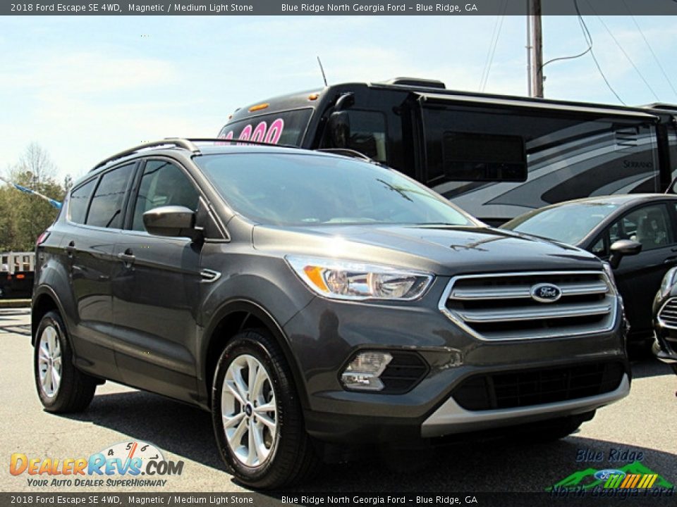2018 Ford Escape SE 4WD Magnetic / Medium Light Stone Photo #7