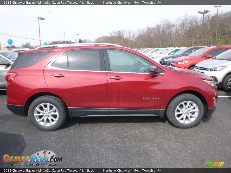2018 Chevrolet Equinox LT AWD Cajun Red Tintcoat / Jet Black Photo #6